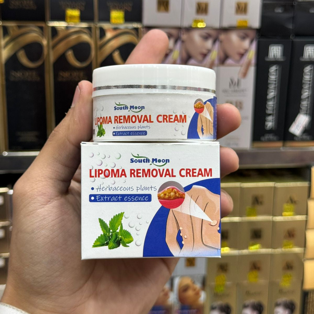 South Moon Lipoma Removal Cream – Herbal Extract Essence Skin Care Treatment (50g)
