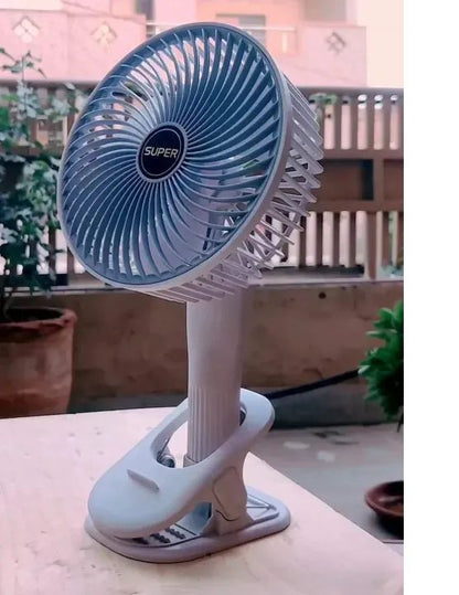 2 in 1 Reachargeable and Portable Table and Hand Fan