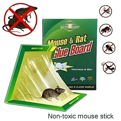 Mouse Glue Trap – Strong Adhesive Rat Glue Board & Rodent Catcher Mat ( Pack of 5 )