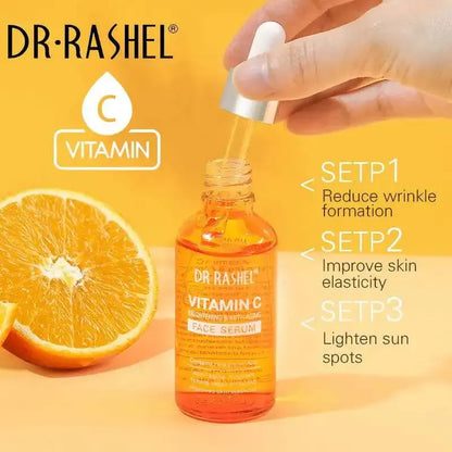 DR RASHEL Vitamin C Face Serum – Brightening & Anti-Aging Skin Care
