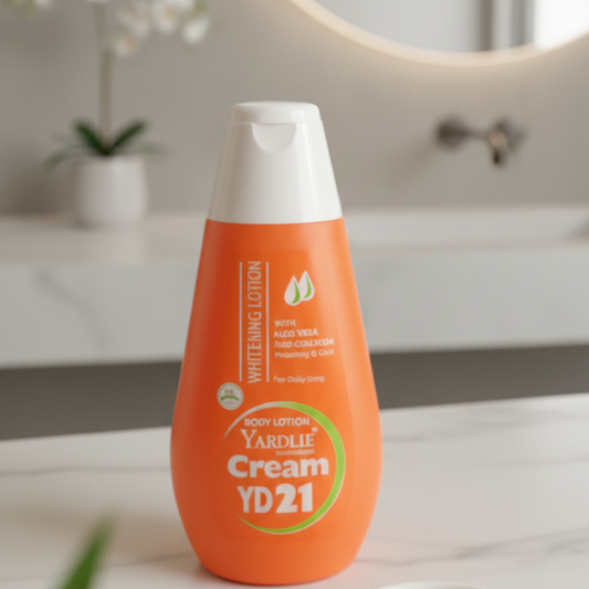 Yardlie Professional YD 21 Whitening Body Lotion with Aloe Vera and Collagen: Hydrating and Protecting Daily Skin Care