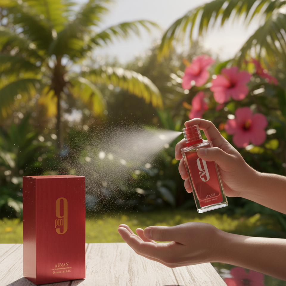 Afnan 9PM Perfume – Unisex EDP 100ml Red, Long-Lasting Elegant Fragrance for Men & Women