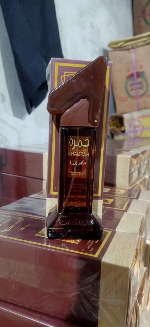 Khamrah Qahwa by Lattafa Perfume | 100 ml | 4 Hours Lasting | Elegant Fragrance | Made in Pakistan