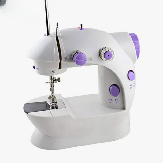 Portable Mini Dual-Speed Electric Sewing Machine with Foot Pedal & Accessory Kit