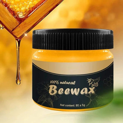 Mintiml Natural Beeswax Wood Polish | Multi‑Purpose Furniture Care | Restores & Protects