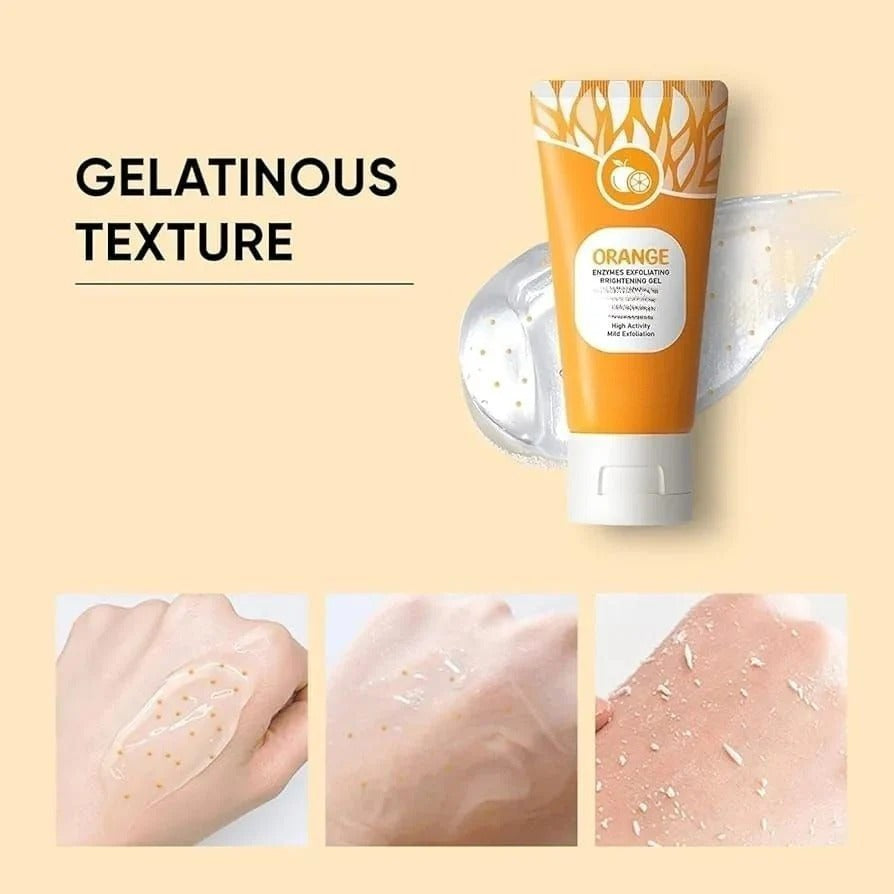 Orange Exfoliating Dead Skin Remover Gel | 150ml | Smooth & Refreshing Skin Care - Without Box (GegeMoon)