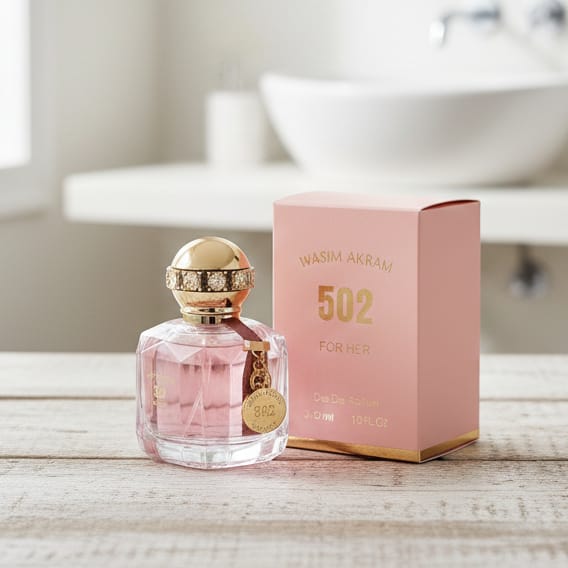 B.502 Wasim Akram Perfume for Her – 100ml Long-Lasting Fragrance