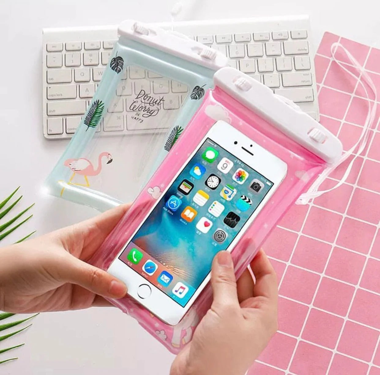 Universal Waterproof Mobile Phone Pouch | Protects Against Water, Dust, Sand & Snow | Durable & Safe (Random Colour)