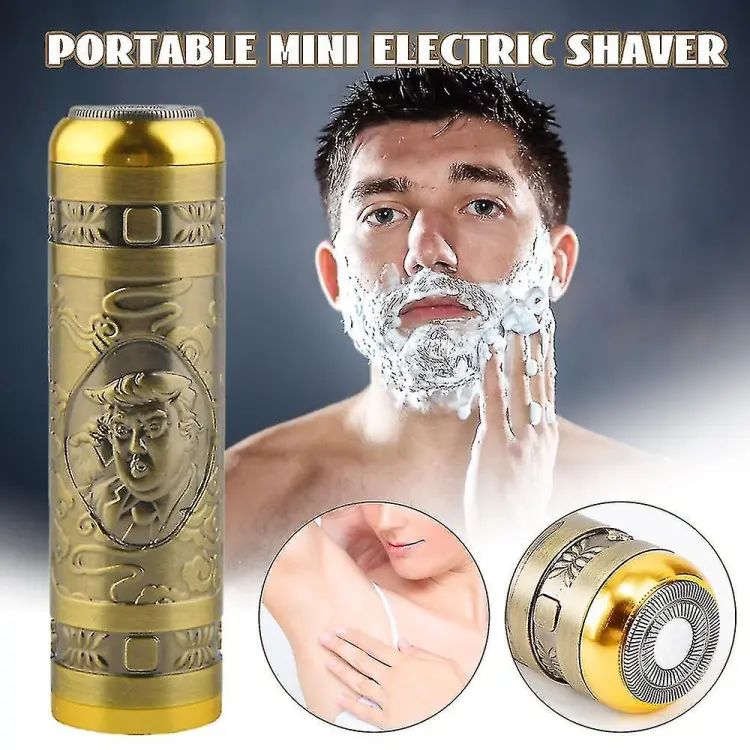 T8 Metal Body Trimmer Portable Mens Electric Shaver Beard Trimmer Usb Rechargeable Mini Face Razor Shaving Machine Facial Hair Remover For Men
