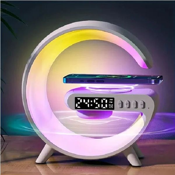 Digital Timmer Clock G Lamp Smart Light Lamp With Wireless Fast Charging