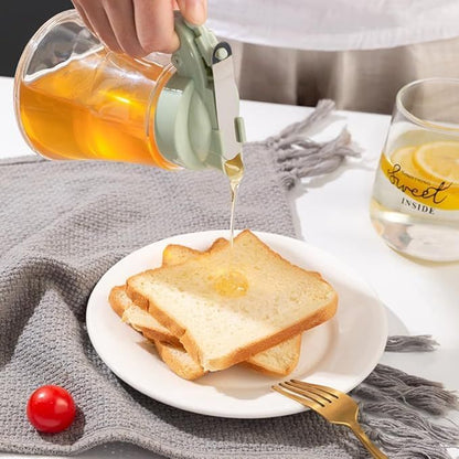 Easy Squeeze Syrup Dispenser Bottle for Efficient Serving Ideal Honey Squeeze Jar for Kitchen Honey Bottle Jug