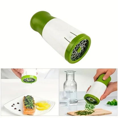 Herbs Grinder Manual Multifunctional Stainless Steel Chopper Dhanya Podina Chopper Coriander and Mint Leaves Hand Crusher All Herbs High Quality Chopper