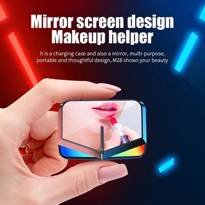 M28 TWS Bluetooth Earphone Wireless Headphones Earbuds Blutooth Handfree Headsets With Charging Box/M28 Bluetooth Earbuds 5.3 Gaming Earbuds