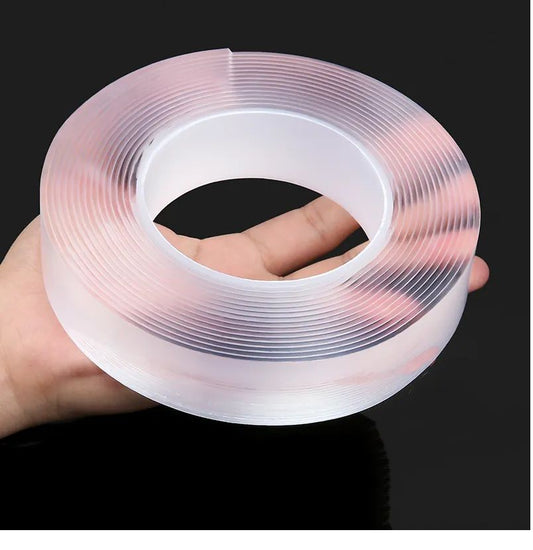 Nano Tape 3 Meter - transparent Ivy Grip Double sides silicone Adhesive Tape - Magic Tape