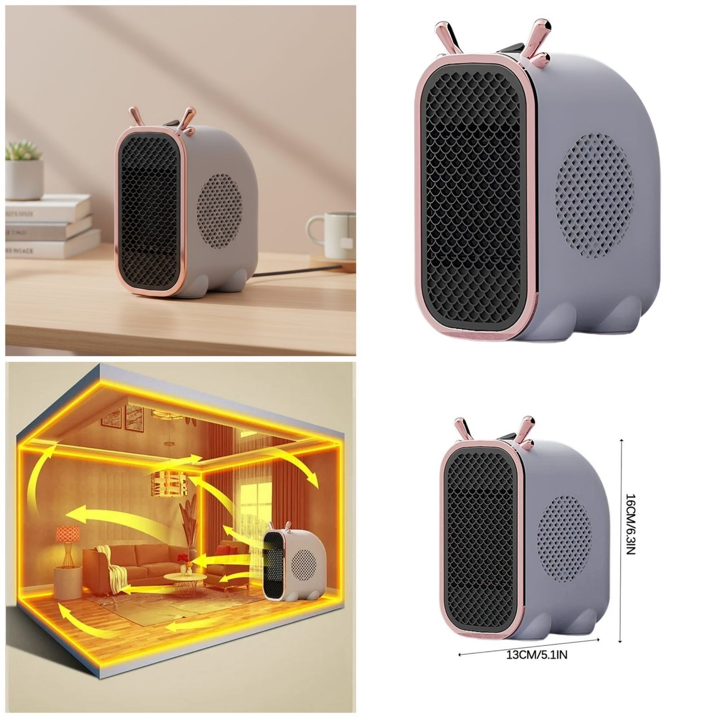 Portable Desktop Room Heater Electric Air Heater