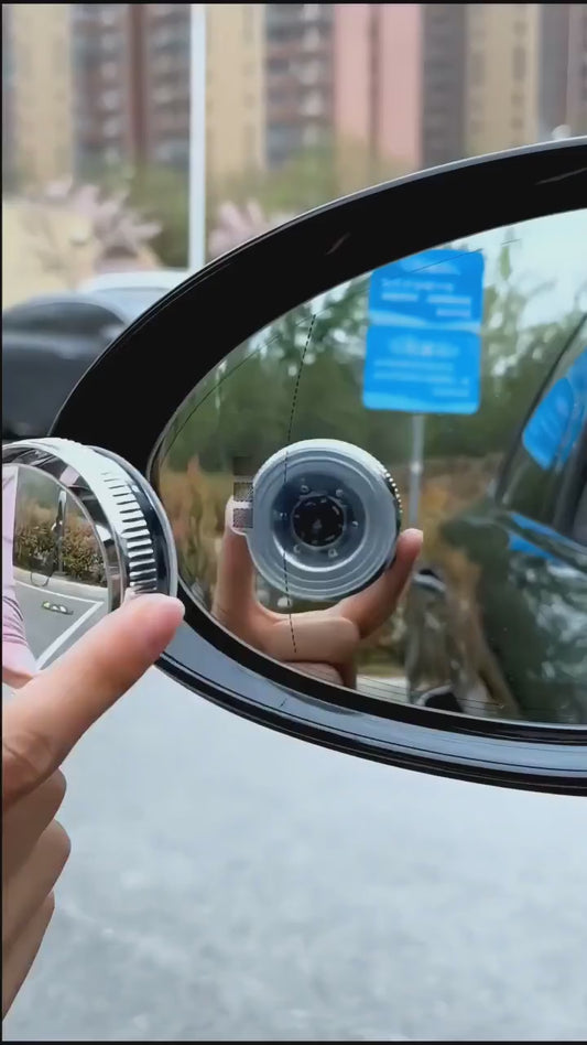 Blindspot Rearview Convex Mirror – 2pcs | Wide-Angle Anti-Glare Side Mirror for Cars & Vehicles