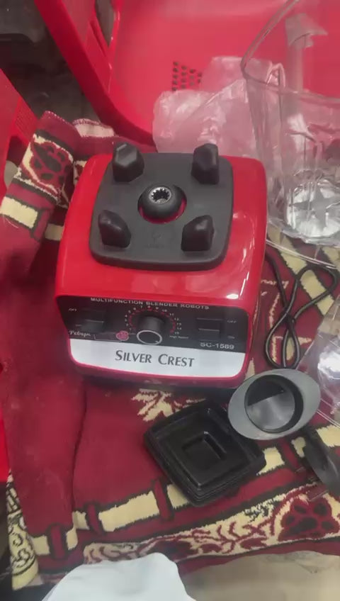 2‑in‑1 German Technology SC‑1589 Juicer, Blender & Dry Mill Jar - 2.5 Liter Capacity