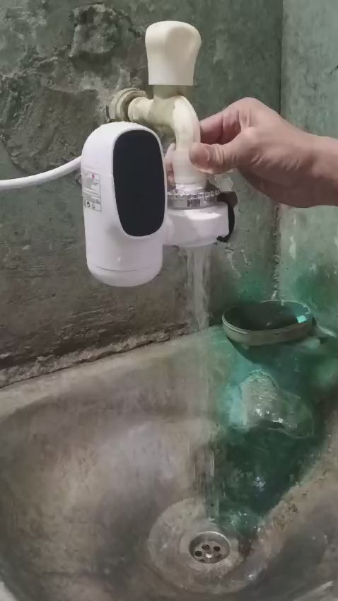 3000W Electric Water Heater Tap Instant Hot Water Faucet Heater Cold Heating Faucet Tankless Instantaneous Water Heater (Random Color)