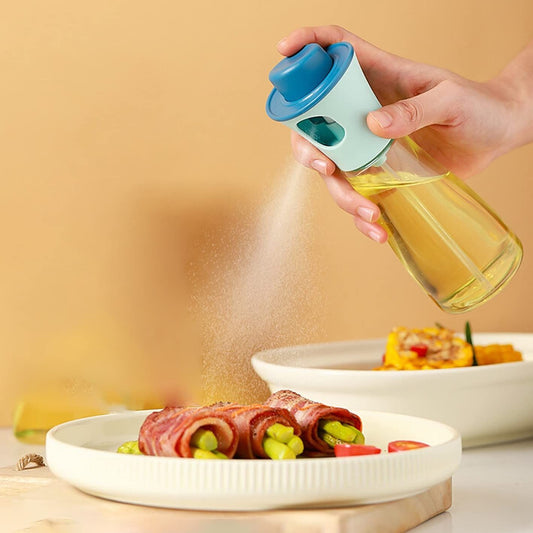 Round Shape Oil Bottle purpose Oil Dispenser For Pouring And Spraying