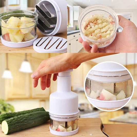 Slap Garlic Chopper Manual Hand Onion Chopper