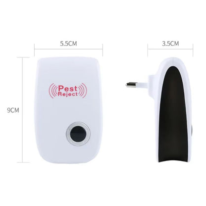 Ultrasonic pest repeller electronic plug in Rodent Mouse roach bug insect repellent indoor home kitchen etc