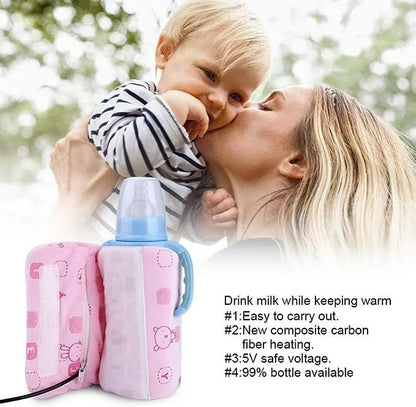 USB Milk Bottle Warmer Heater Multifunction Coffee Tea Mug Beverage Warming Bag Feeder Warmer