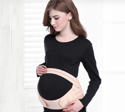 Women Pregnancy Support Belt Pregnancy Belt Support Brace Abdominal Binder Waist Support Black