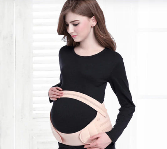 Women Pregnancy Support Belt Pregnancy Belt Support Brace Abdominal Binder Waist Support Black